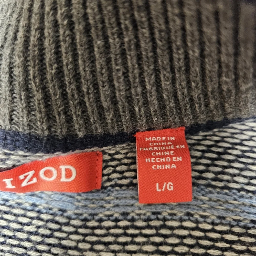 Izod Large Half‎ Zip Pullover Sweater